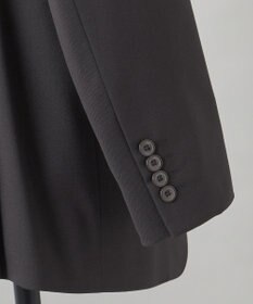 GOTAIRIKU リクルート/フレッシャー/成人式にもおすすめ【しわになりにくい/ストレッチ】ストレッチギャバジン スーツ_ブラック