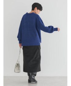 AMERICAN HOLIC サイドスリット袖ボリュームニットプルオーバー