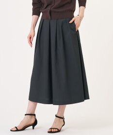 J.PRESS LADIES L フルダルクロス プリーツ スカート