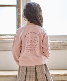 ANY KIDS アニマル バックプリントトレーナー