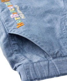 MIKI HOUSE HOT BISCUITS 【80-120cm】 パステルロゴ 6分丈パンツ