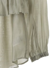 Green Parks ＳＥＴ２点フリルビスチェ＋シャツチュニック