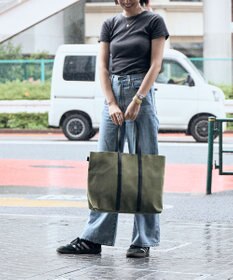 ACE BAGS & LUGGAGE UNTRACK PARK/TC コットン 横型トートバッグ L 60063 アントラック