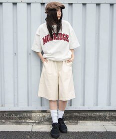WEGO 【ユニセックス着用ITEM/ウエストゴム/SMLサイズ展開】イージーコットンハーフパンツ
