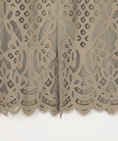 自由区 【SHIHOさん着用・こだわり素材】パネルレース スカート