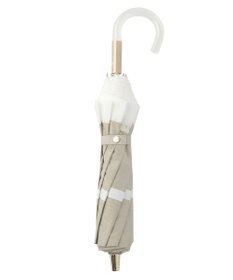 MOONBAT FURLA 晴雨兼用日傘 折りたたみ傘 シャンブレー切継 ／遮光 遮熱 UV