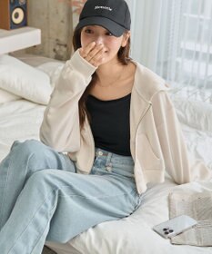 WEGO ショートジップパーカー