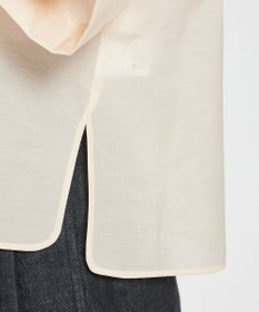 uncrave 【手洗い可】シアー ブラウス（uncrave WHITE）