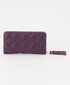 LA BAGAGERIE シープキルティング　ラウンドウォレット