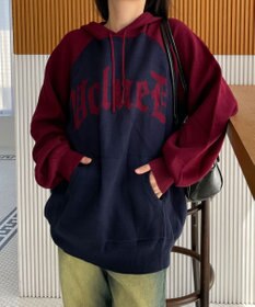 WEGO グラフィックニットパーカー