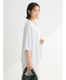 Green Parks よくばり　半袖カットドルマンカーディガン