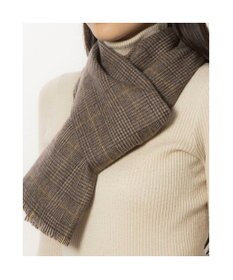 UNBILLION カシュネ cache nez / カシミヤグレンチェック切房マフラー