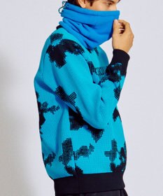 PW CIRCULUS 【MEN】Spark dot camouflage 軽量ニット ゴルフ