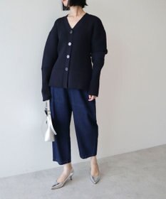 Green Parks リブニットカーディガン