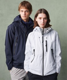 JOSEPH ABBOUD MOUNTAIN 【軽量/撥水/防風/透湿/ライナードッキング対応】ウルトラフライナイロン マウンテンシェルパーカー ホワイト系