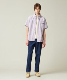 J.PRESS MEN 【KING SIZE】【クールマックス】サッカーストライプ／マイクロギンガムチェック シャツ/B.D