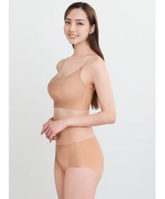 WACOAL 【GOCOCi ゴコチ】 ノンワイヤー ハーフトップ 伸びのよい素材を使用 ムレにくく快適 フラット仕上げ ホックなし ブラトップ レディース CGG220 /ワコール