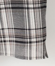 J.PRESS LADIES L シアーストライプ&チェック カットソー