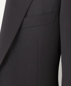 GOTAIRIKU リクルート/フレッシャー/成人式にもおすすめ【しわになりにくい/ストレッチ】ストレッチギャバジン スーツ_ブラック