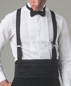 GOTAIRIKU 【WEAR BLACK】日本製 フォーマル用 サスペンダー