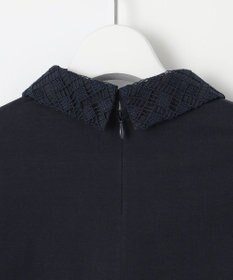 J.PRESS LADIES プレーティングジャージー レース襟 カットソー