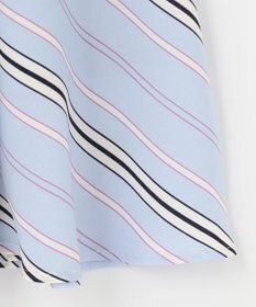 自由区 L 【WEB限定】ランダムストライプ セットアップワンピース