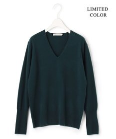 ICB 【人気のため新色追加・WEB限定カラーあり】ソフトウールハイゲージ Vネックニット