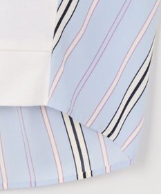 自由区 L 【WEB限定】ランダムストライプ セットアップワンピース