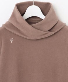 23区GOLF 取り外し可能なスヌード付き【23Fondation/WOMEN】【吸湿発熱】フーディー風 ワンピース