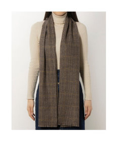 UNBILLION カシュネ cache nez / カシミヤグレンチェック切房マフラー