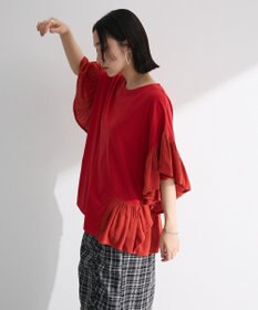 Green Parks 袖フレアドッキングカットプルオーバー