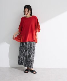 Green Parks 袖フレアドッキングカットプルオーバー