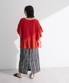 Green Parks 袖フレアドッキングカットプルオーバー