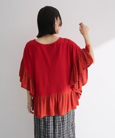 Green Parks 袖フレアドッキングカットプルオーバー