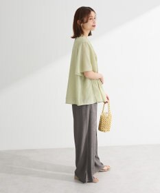 Green Parks ＳＥＴ２点マジョリカシャーリングブラウス＋タンク