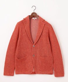 JOSEPH ABBOUD 【洗える】ストローヤーン ニット ジャケット