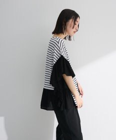 Green Parks 袖フレアドッキングカットプルオーバー