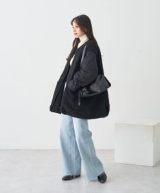 earth music&ecology ボアキルトミドルコート