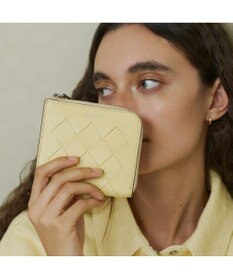 PELLE BORSA メッシュL字ファスナーミニ財布 Chrono Weave クロノウィーブ 5842