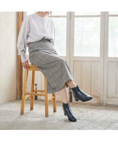 ing <ing>【WEB限定】スクエアトゥショートブーツ