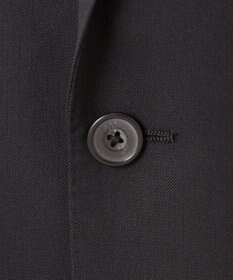 GOTAIRIKU リクルート/フレッシャー/成人式にもおすすめ【しわになりにくい/ストレッチ】ストレッチギャバジン スーツ_ブラック