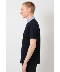 DAKS GIZAコットン THOMAS MASONチェック シャツカラーポロ