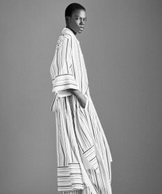 JOSEPH シルクアニメーション　シャツドレス