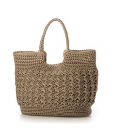 UNBILLION カシュカシュ cachecache / 柄編みベーシックトート カゴバッグ