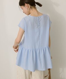 AMERICAN HOLIC ペプラムノースリーブブラウス【WEB限定カラー有り】