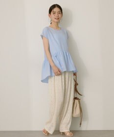 AMERICAN HOLIC ペプラムノースリーブブラウス【WEB限定カラー有り】