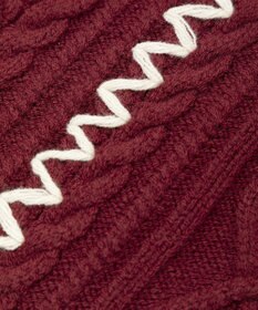 Green Parks ・ＥＬＥＮＣＡＲＥ　ＤＵＥ　ハンドステッチケーブルニッ