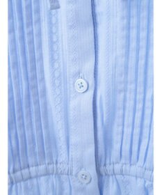 earth music&ecology ピンタックフリルブラウス