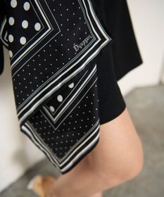 GRACE CONTINENTAL シルクドットスカーフ