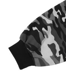 WEGO 【ユニセックス着用ITEM/MLサイズ展開】カモフラグラフィックZIPパーカー